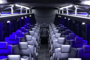 Lorain Charter Bus Interior