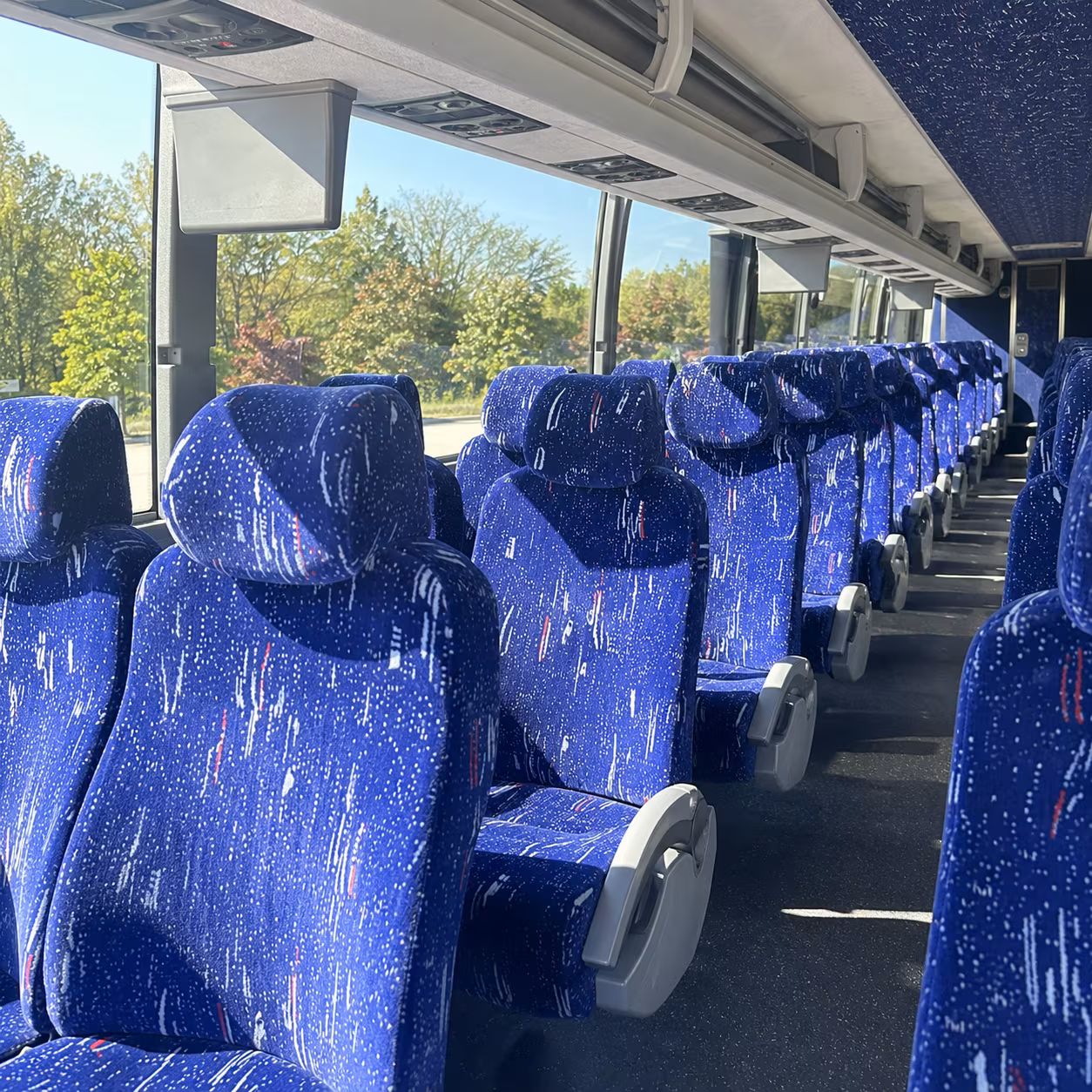 lorain charter bus interior